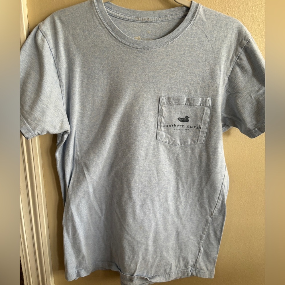 Men’s SMALL: Southern Marsh Light Blue Men's Shirt